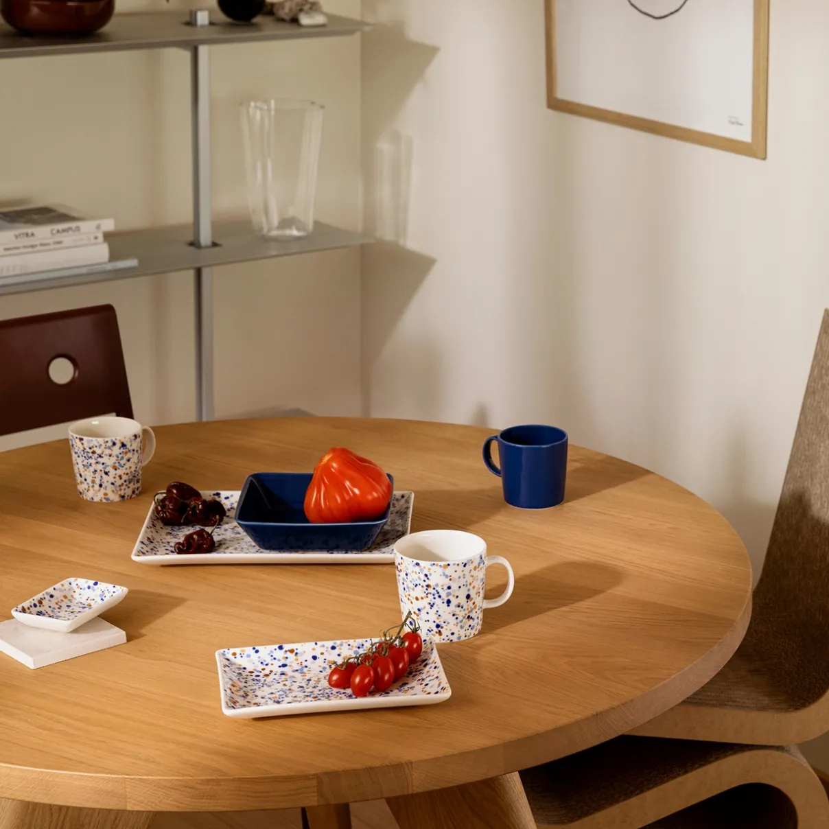 IITTALA A7 lautanen 7x10cm Helle Sini-ruskea