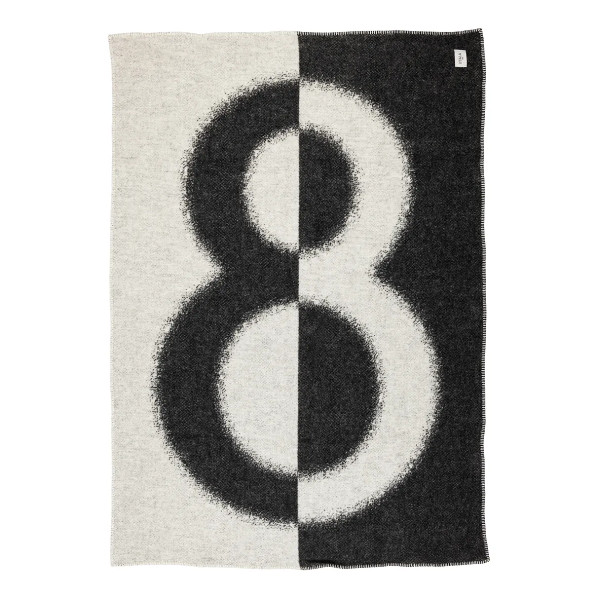 Hot IITTALA Huopa 130x180cm luonnonvalkoinen-musta Ecru-musta