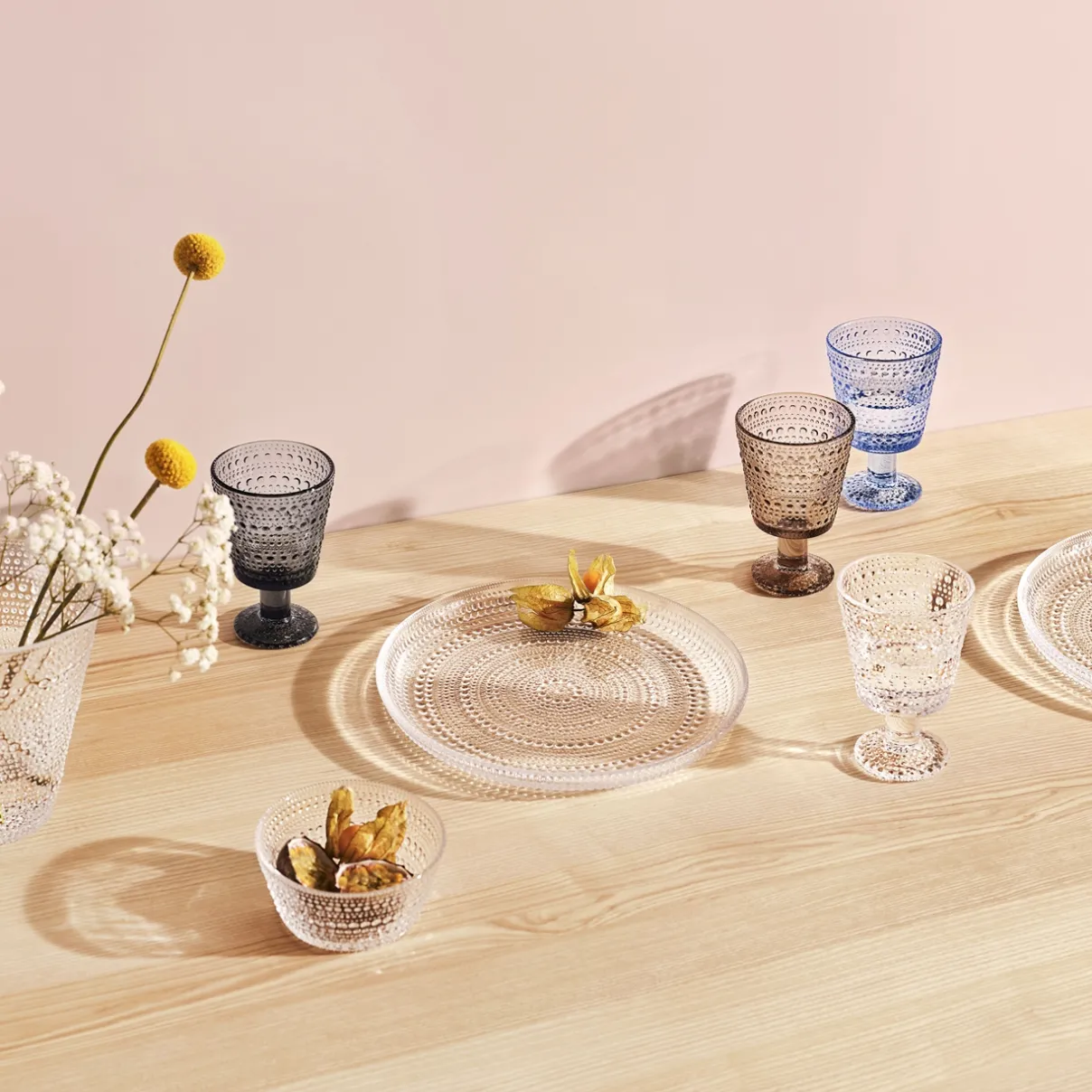 New IITTALA Jalkalasi 26cl 2kpl Pellava