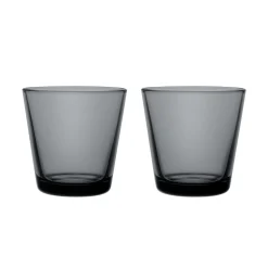 IITTALA Juomalasi 21cl 2kpl Tummanharmaa