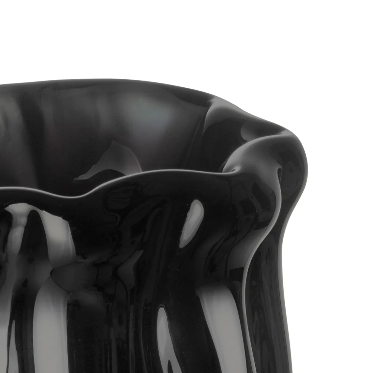 New IITTALA Kalvolan kanto taide-esine 140mm Tummanharmaa