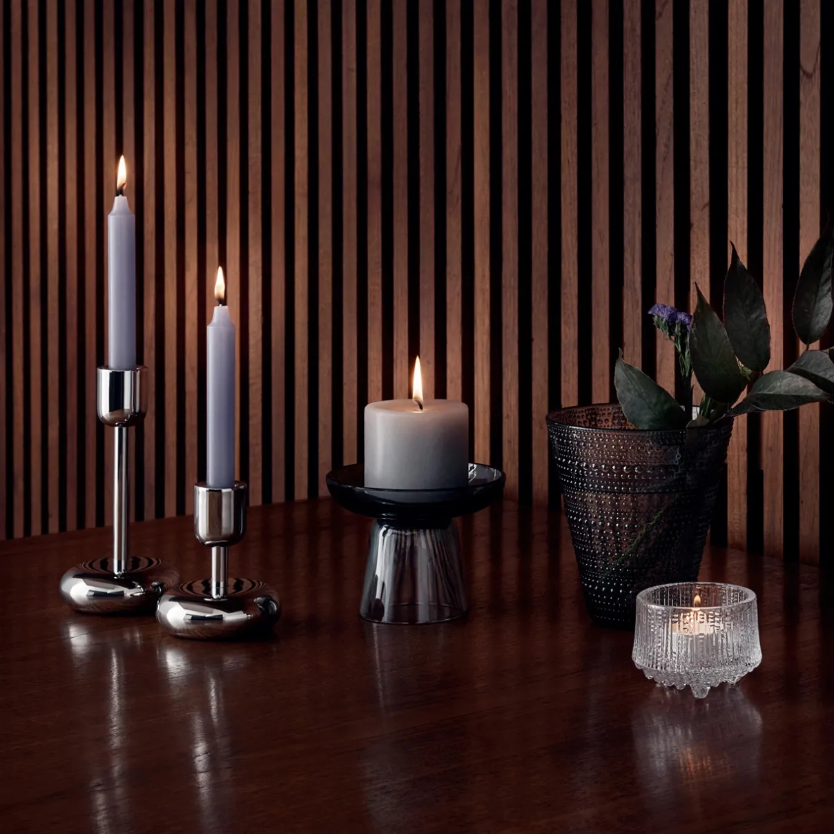 Clearance IITTALA Kynttilänjalka 183mm teräs