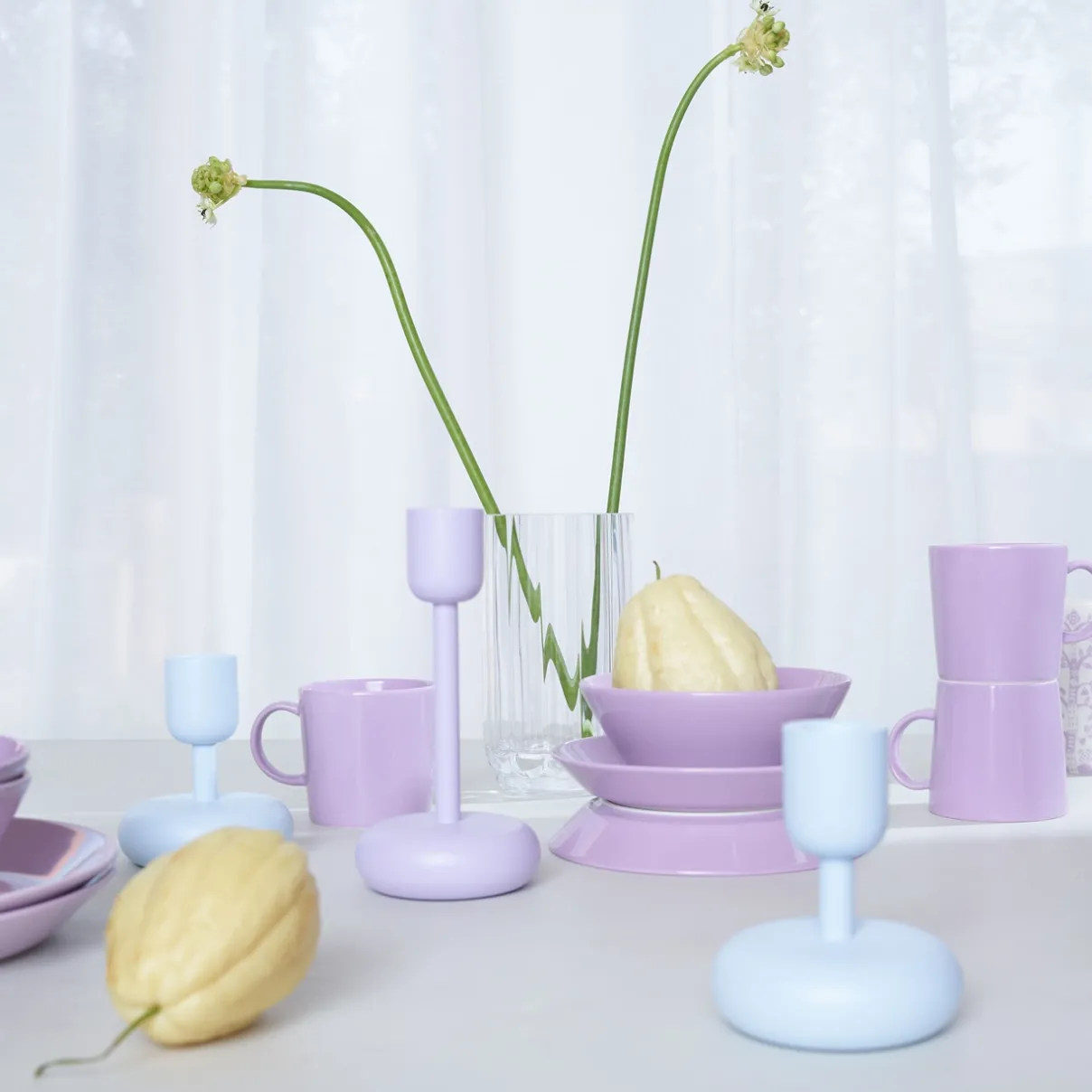 Best IITTALA Kynttilänjalka 183mm Vaalea lila