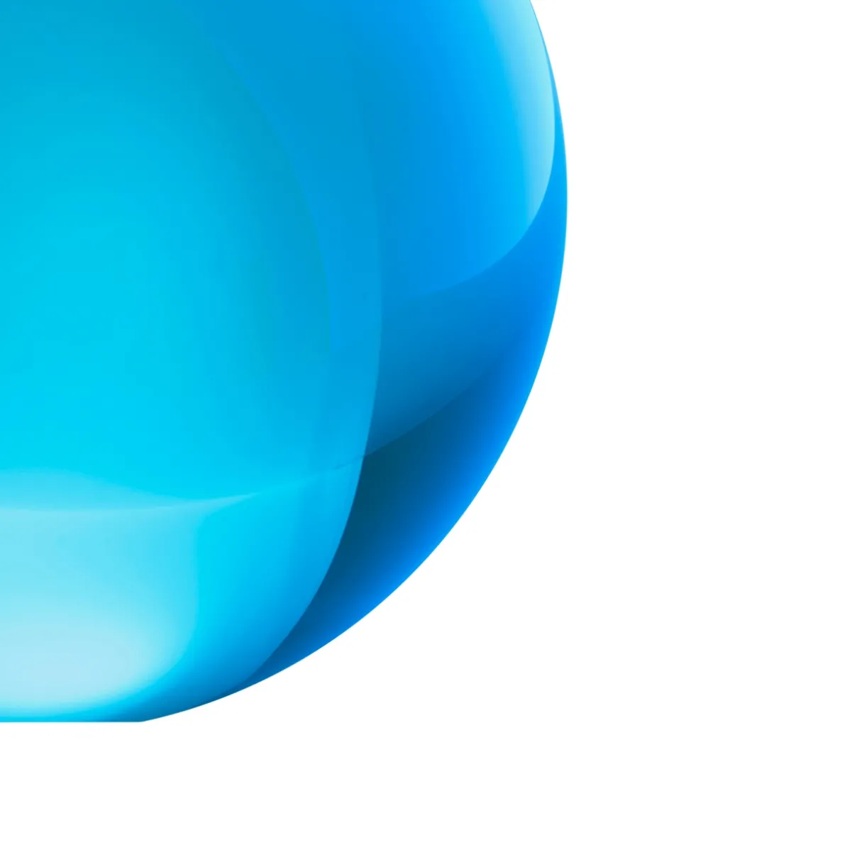 New IITTALA Lasipallo 5cm sähkön Sininen