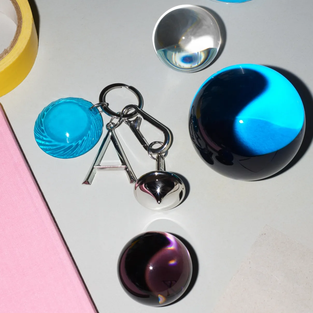 New IITTALA Lasipallo 5cm sähkön Sininen