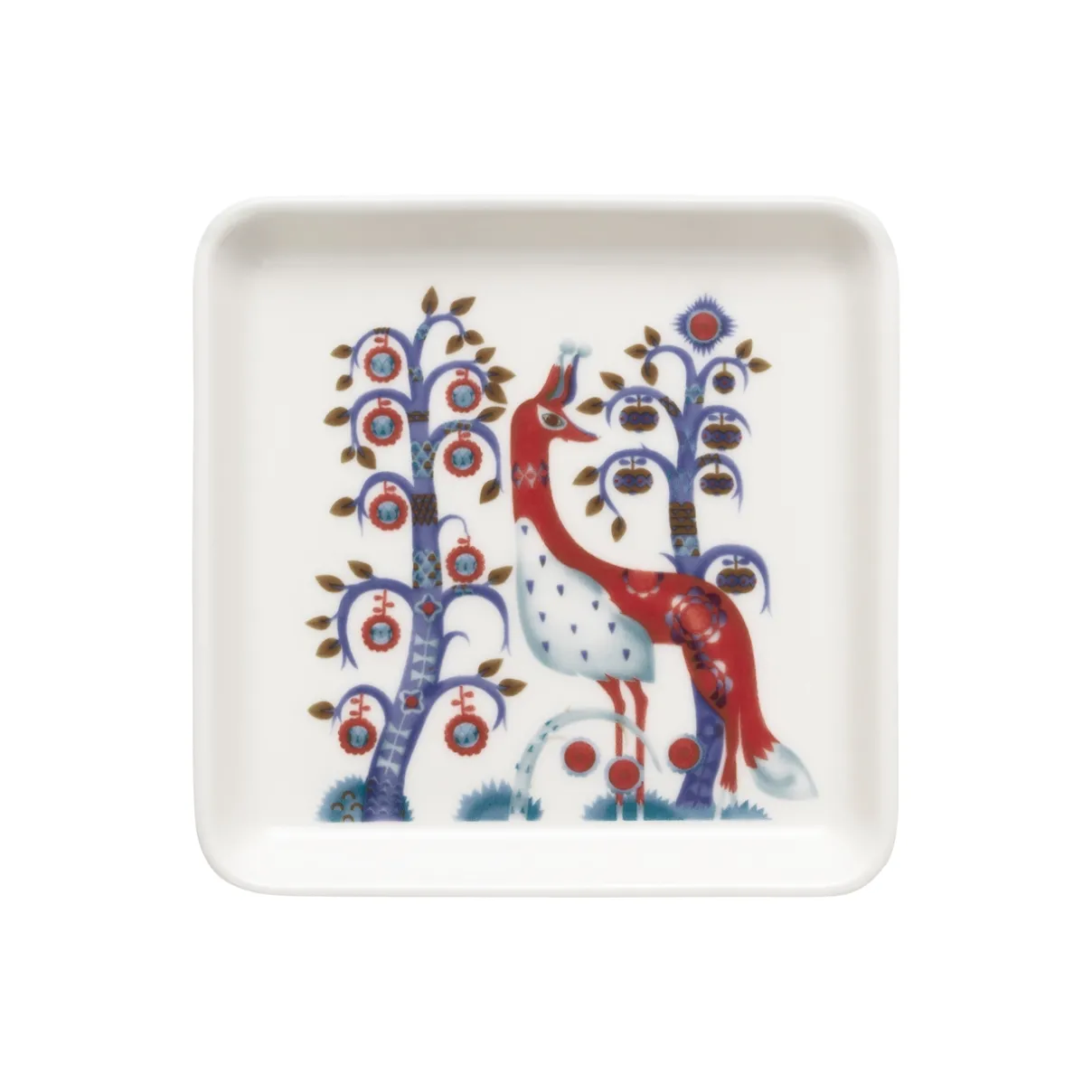 Outlet IITTALA Lautanen neliö 12x12cm valkoinen Monivärinen