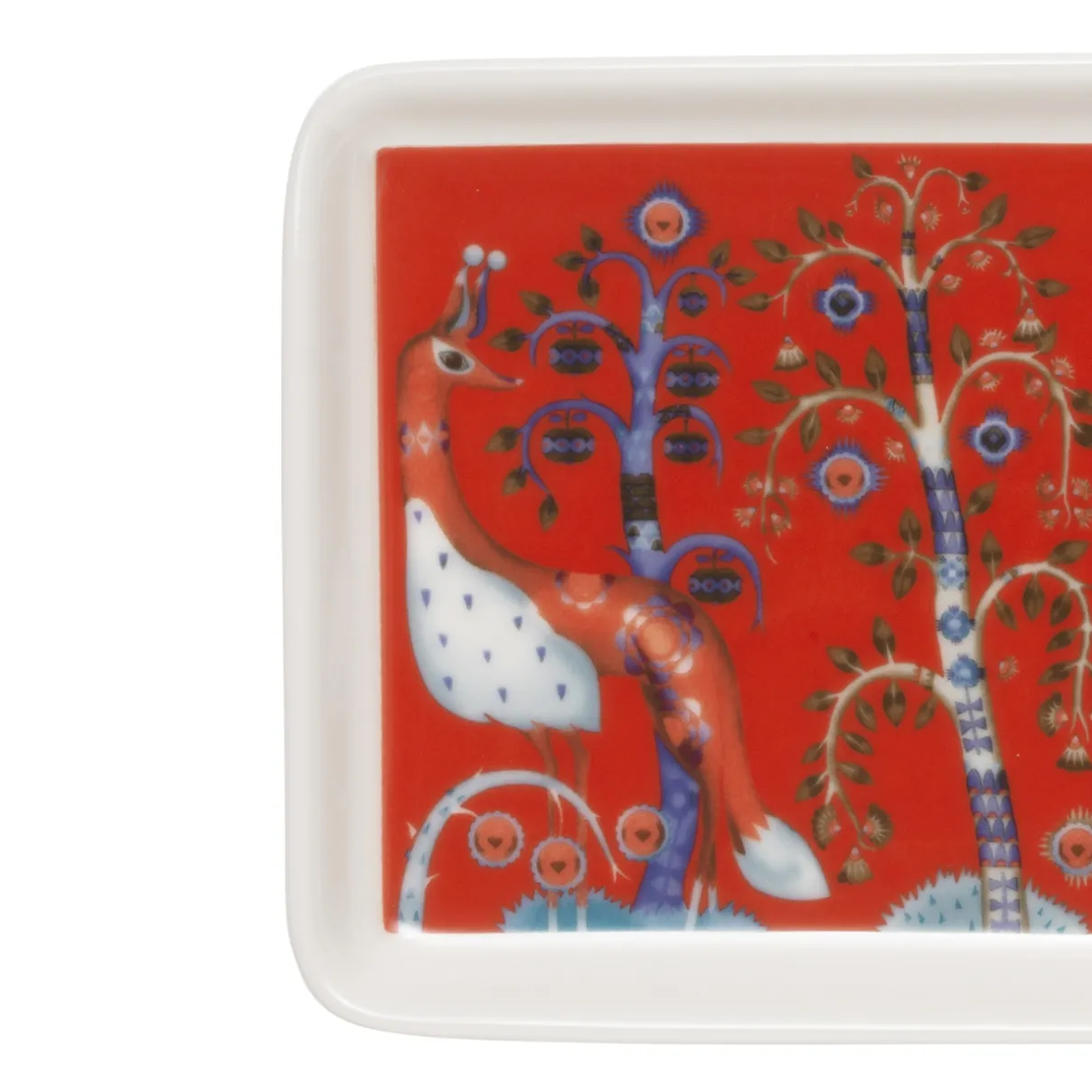 Best IITTALA Lautanen suorakaide 12x24cm punainen Musta