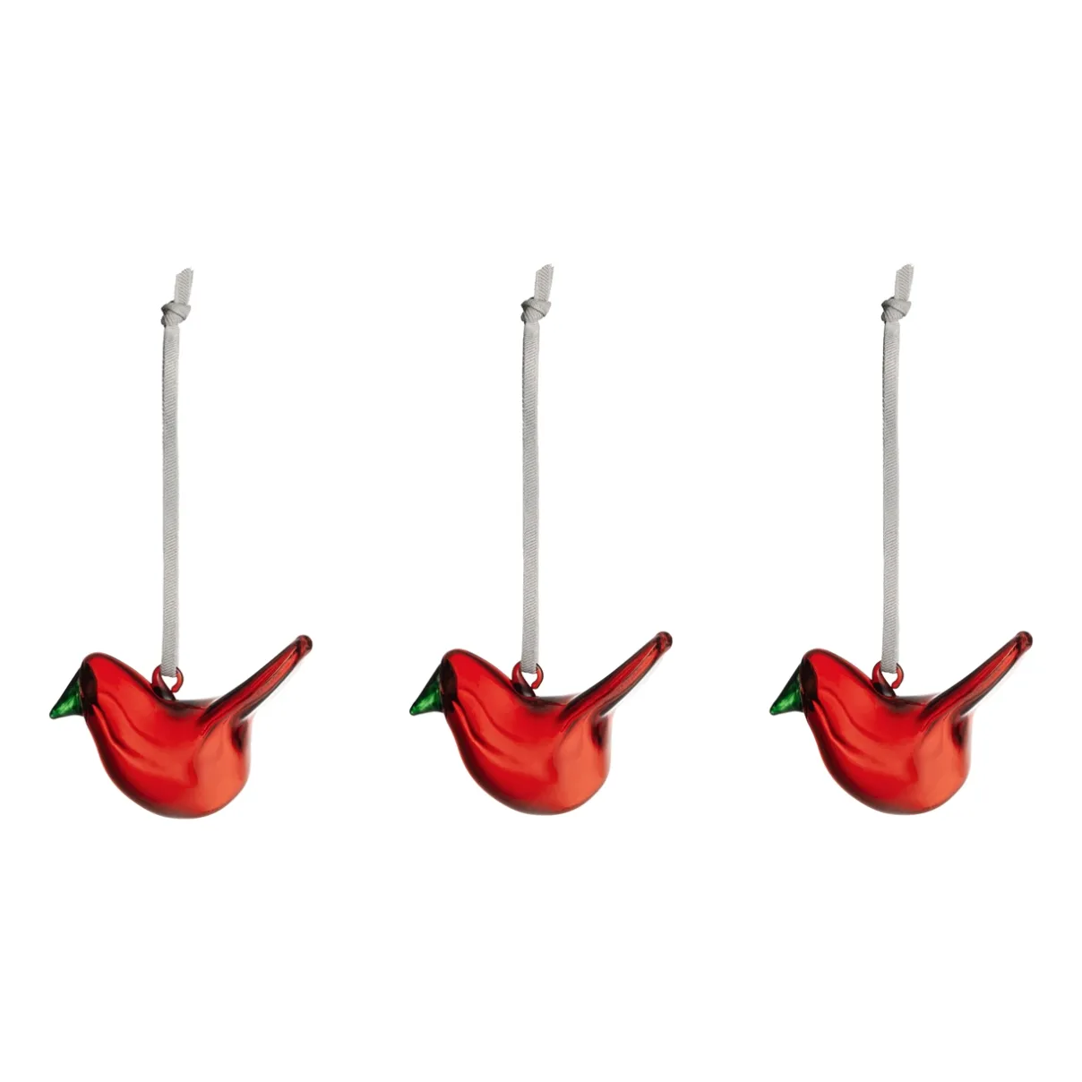 IITTALA Minilasilintu 3kpl Punainen