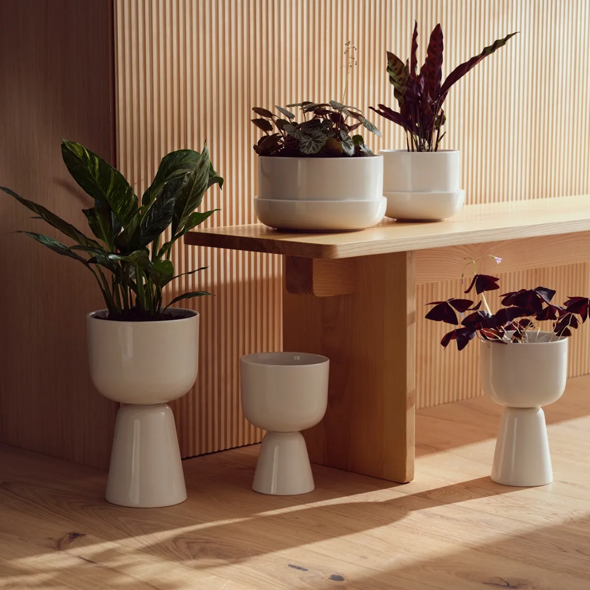 Best IITTALA Ruukku jalallinen S korkea Valkoinen