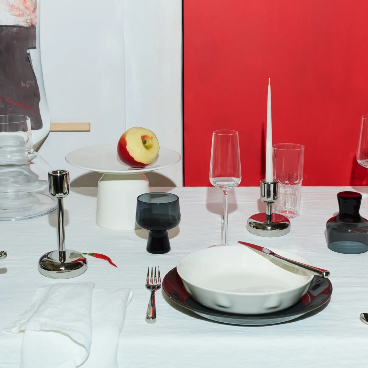 Hot IITTALA Syvä lautanen 22cm metallin Harmaa