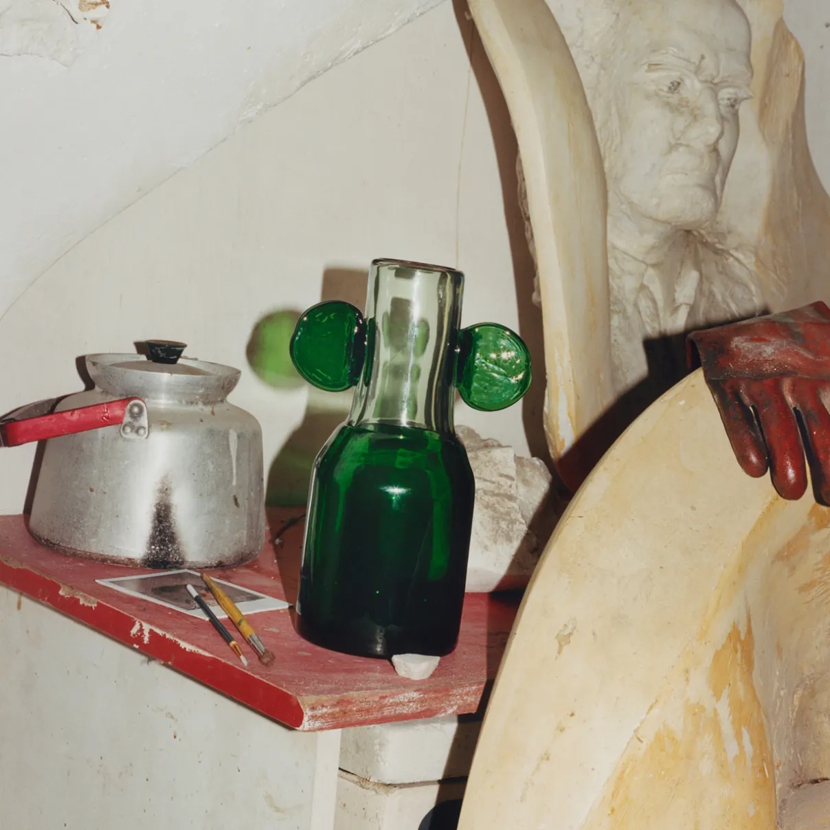 Clearance IITTALA Taidemaljakko 250mm vihreä-vaaleanvihreä